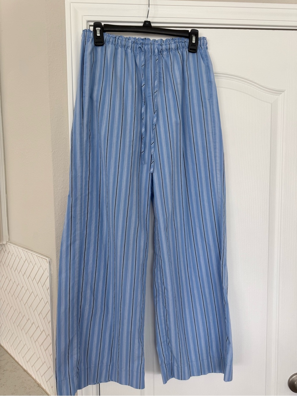 A New Day Light Blue Striped Women’s Pants